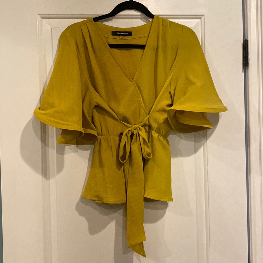 Spring time yellow cross over top